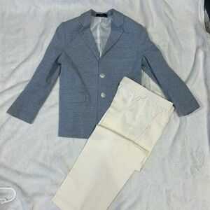 Nautica Blue Blazer and White Pants